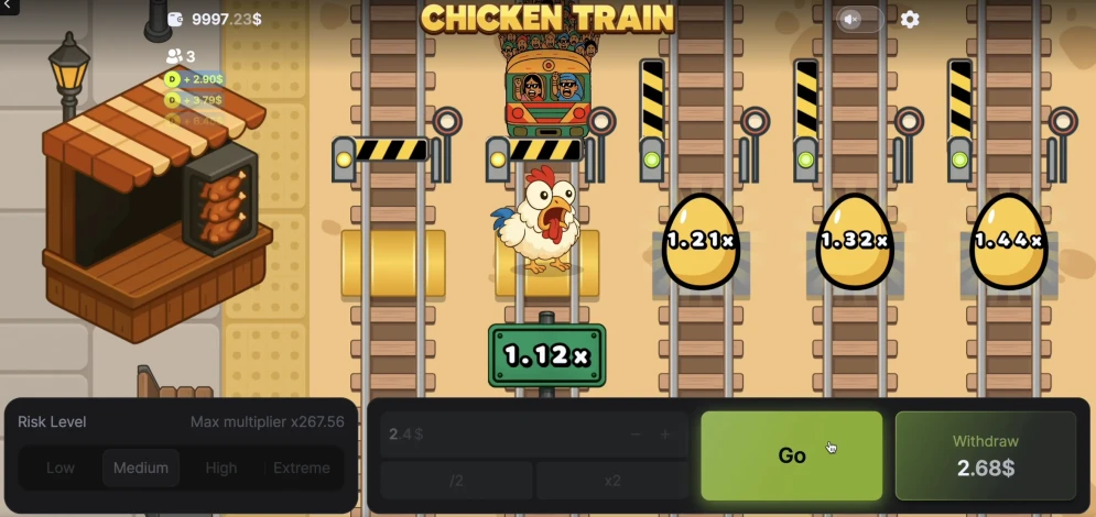 Chicken vs Train Game