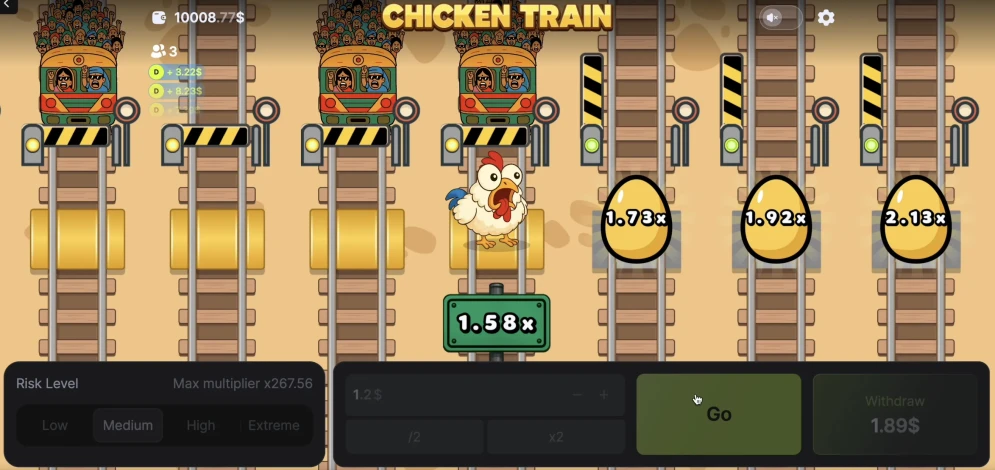 Chicken vs Train Game