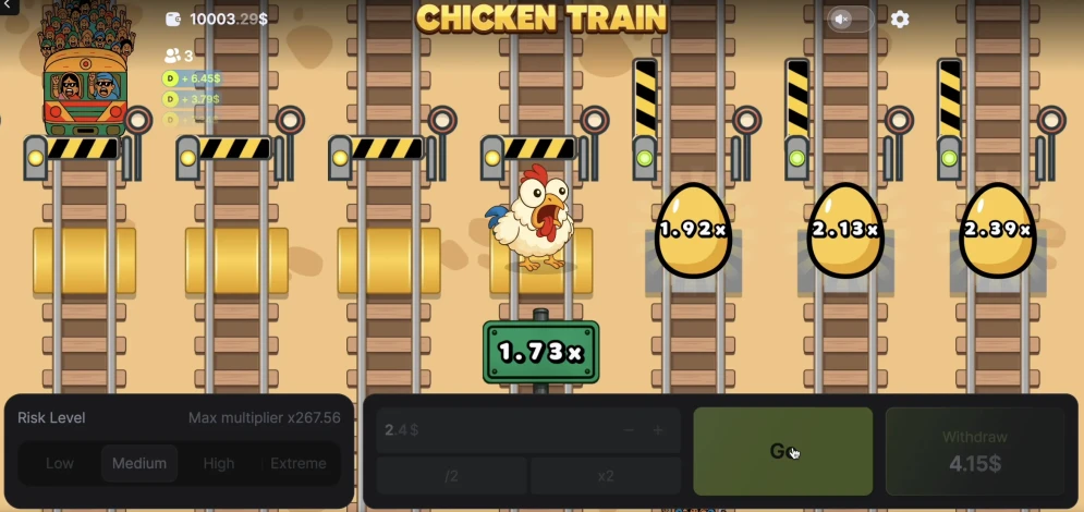 Chicken vs Train Game