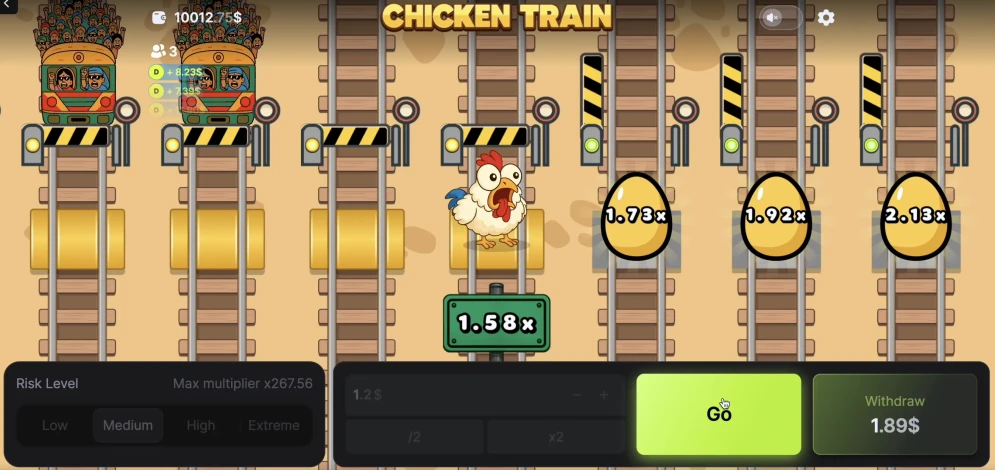 Chicken vs Train Game