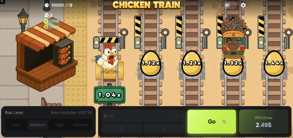 Chicken vs Train Game
