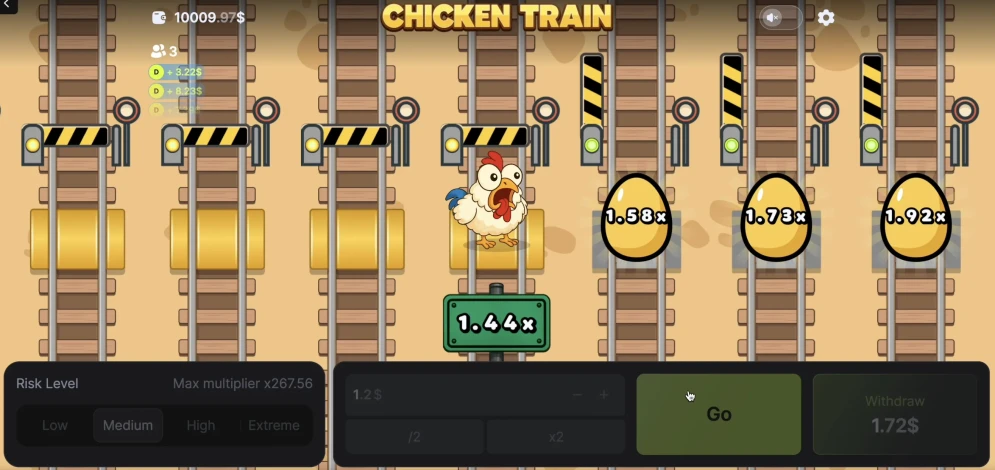 Chicken vs Train Game