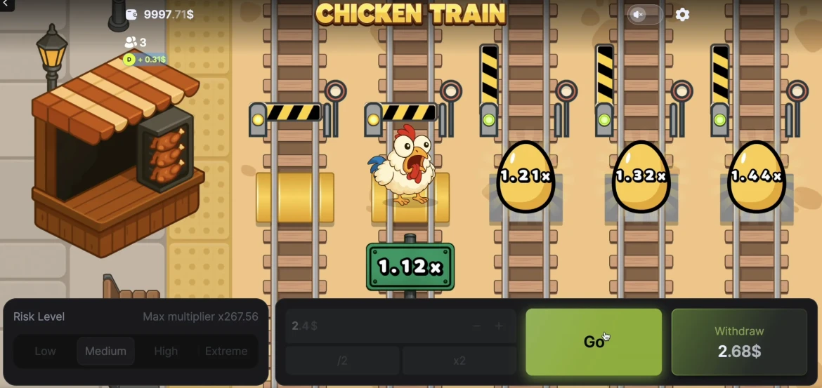 Chicken vs Train
