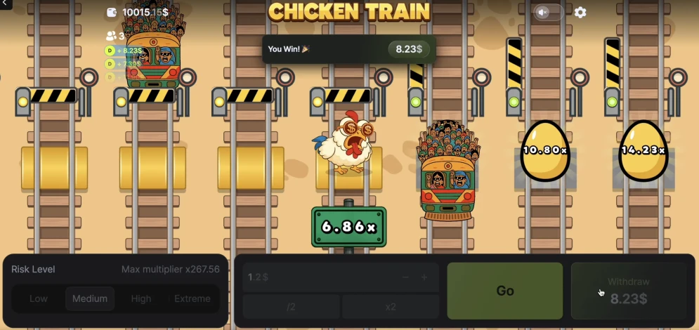 Chicken vs Train demo