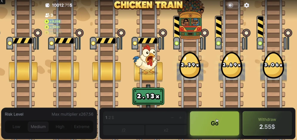 Chicken vs Train